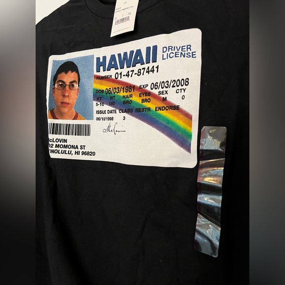Superbad Mclovin drivers license t shirt - Picture 2 of 4